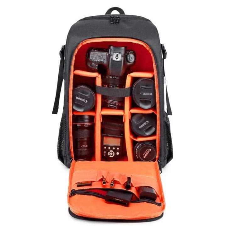 Sac pour les équipements photographiques avec plusieurs poches